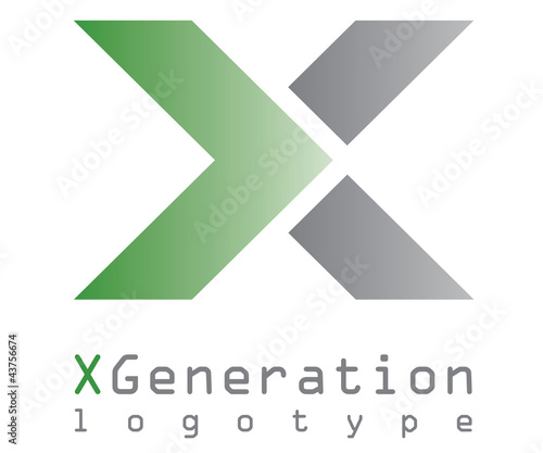 X generation logo