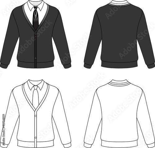 Man cardigan