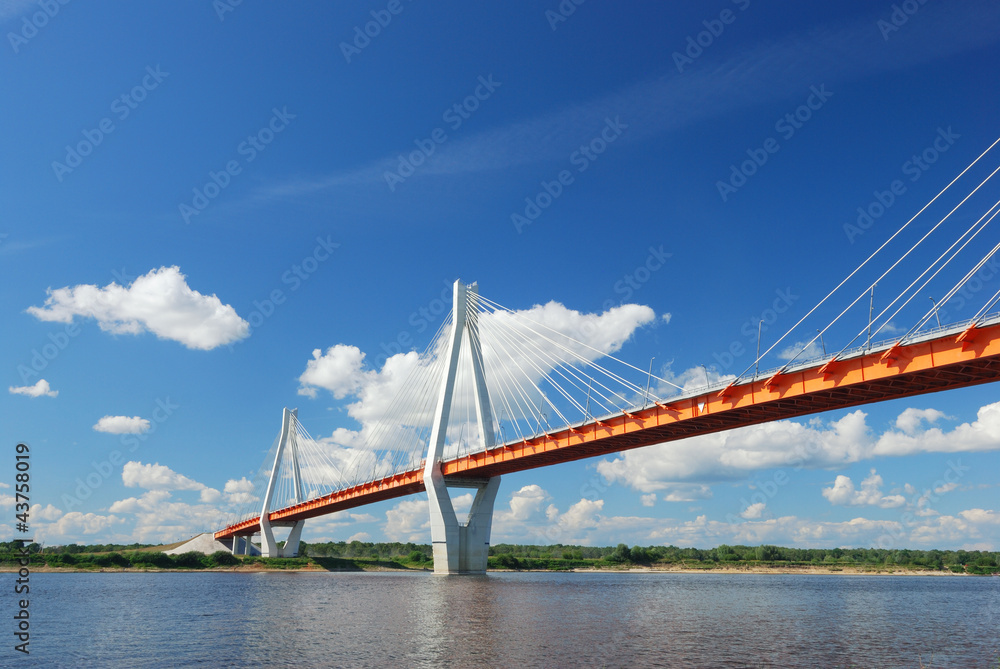 Obraz premium Bridge over river
