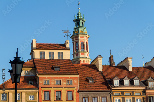 Castle Square in Warsaw, Poland