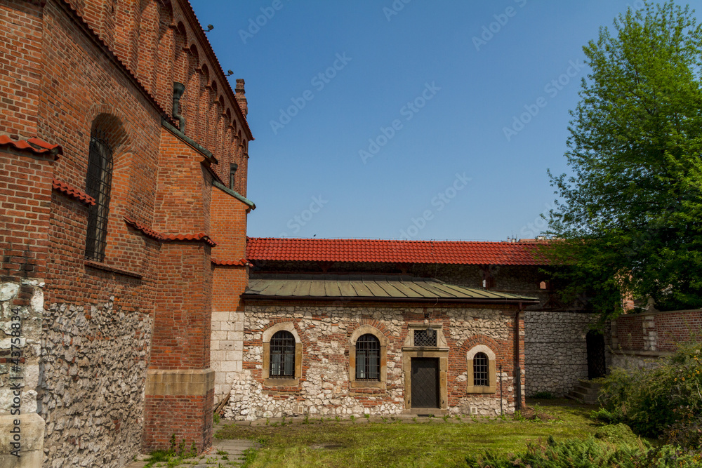 Old Synagogue in historic Jewish Kazimierz district of Cracow, P