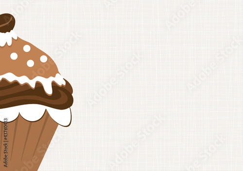 Cupcake mit Kaffee-Geschmack