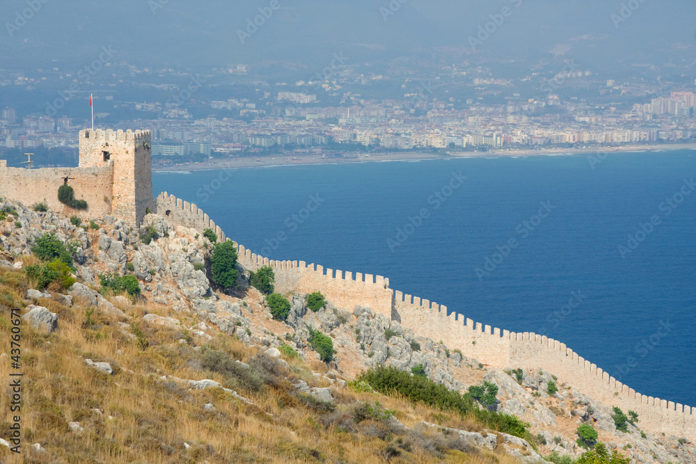 View from the Inner Castle (Ic Kale), Alanya, Turkey