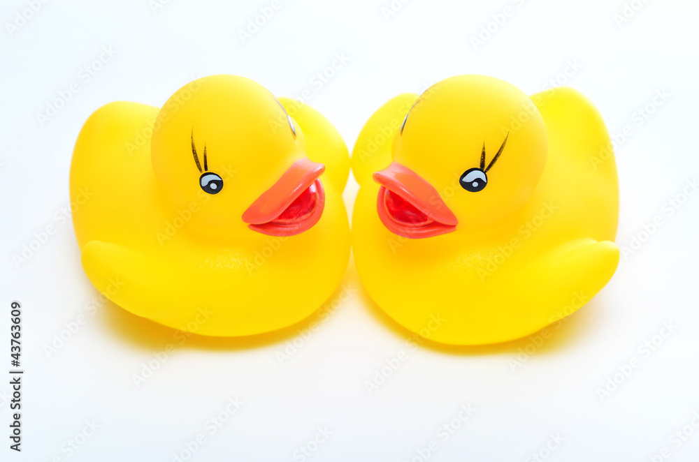 couple of yellow rubber duck - top couple of yellow rubber duck - top