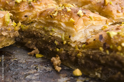 Baklava - traditional middle east sweet desert photo