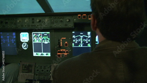 Aviation simulator photo