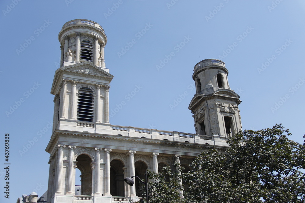 Obraz premium Eglise Saint-Sulpice à Paris