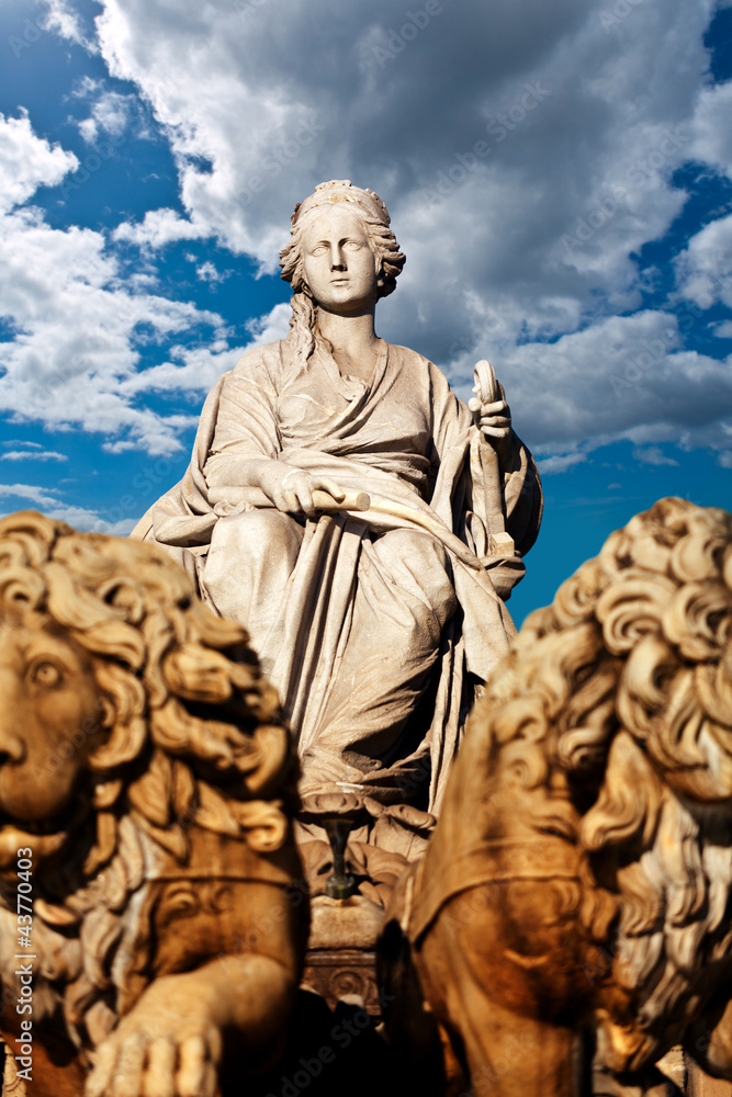 Fototapeta premium Cibeles Fountain, Madrid, Spain