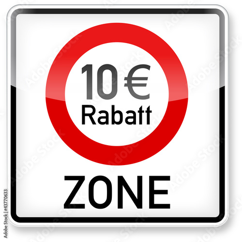 10 Euro Rabatt Zone