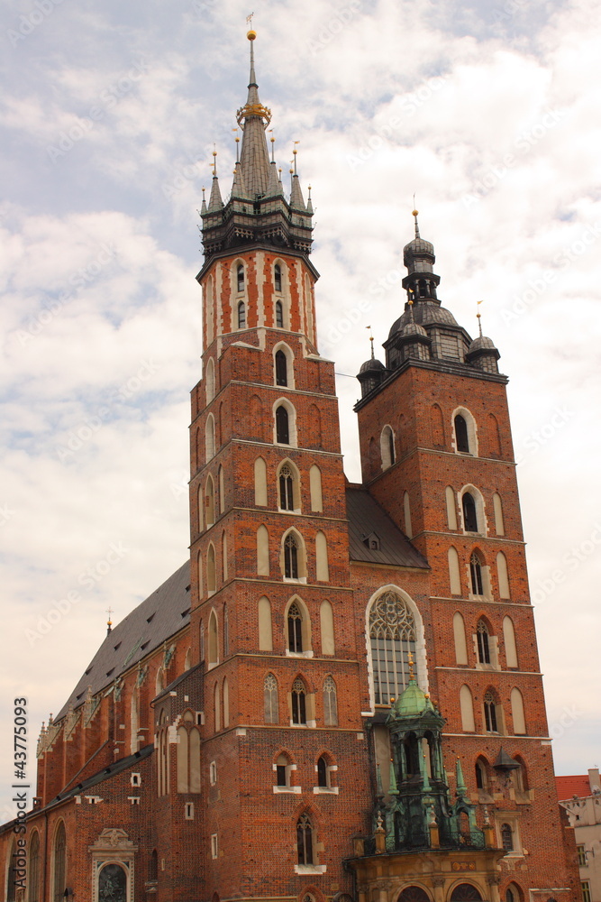 Mariacki Basilica in Krakow, Poland