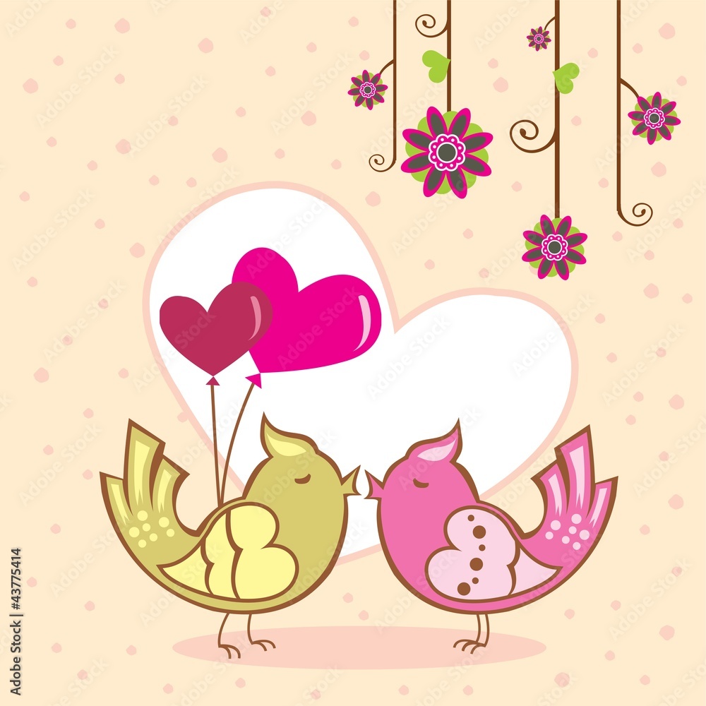 Birds in love Birds in love