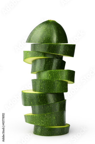 Slices of zucchini