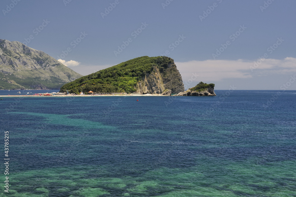 St. Nikola island near Budva