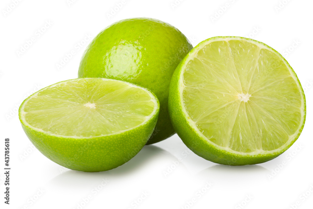 halves of lime halves of lime
