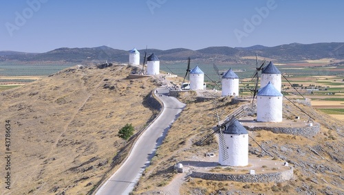 Windmills in Consuegra, Spain.