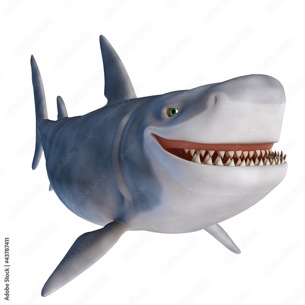 shark smile Stock Illustration | Adobe Stock