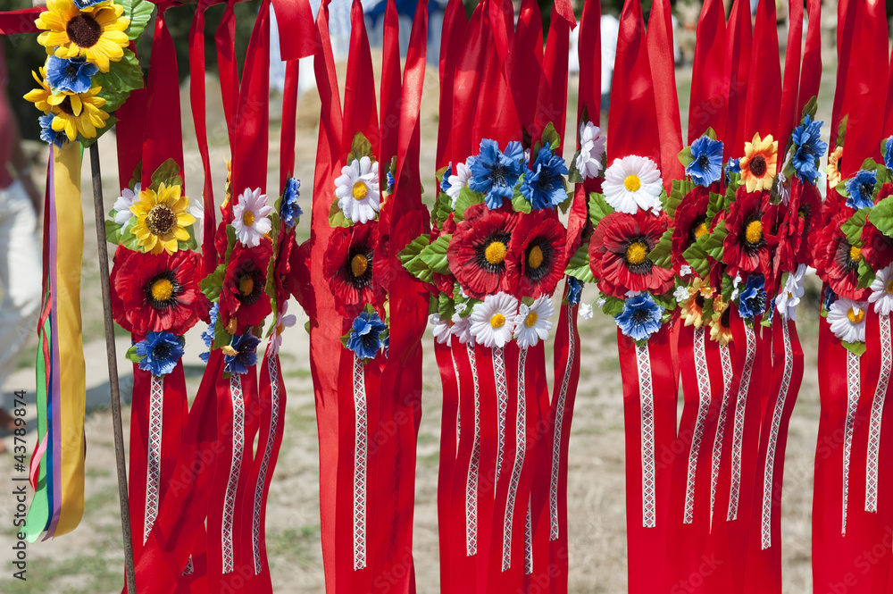 Fototapeta premium Folk girly decoration