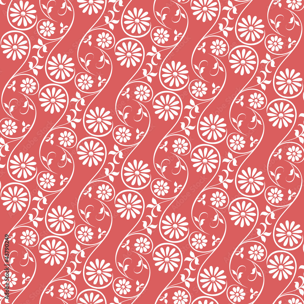 background with swirling decorative floral elements