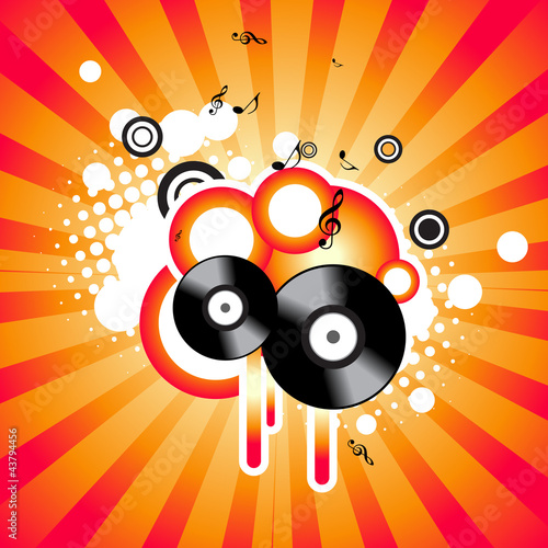 vector music background