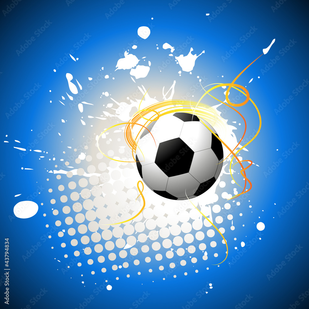 Naklejka premium football vector art