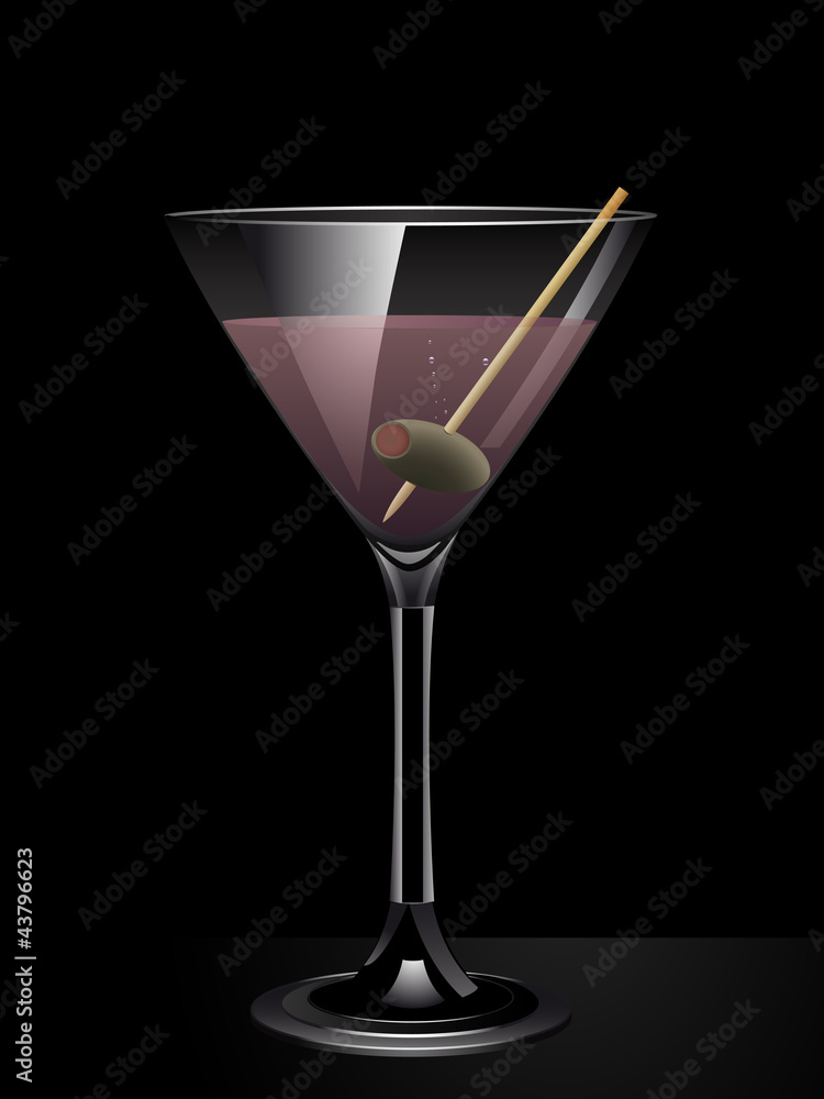 pink gin cocktail