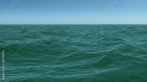 Waving ocean in Full HD