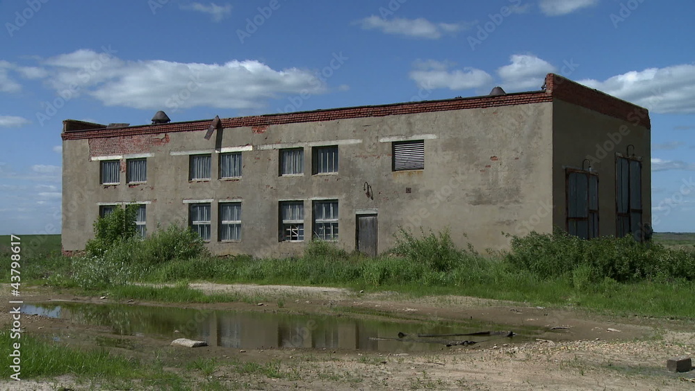 Abandoned concrete building Abandoned concrete building