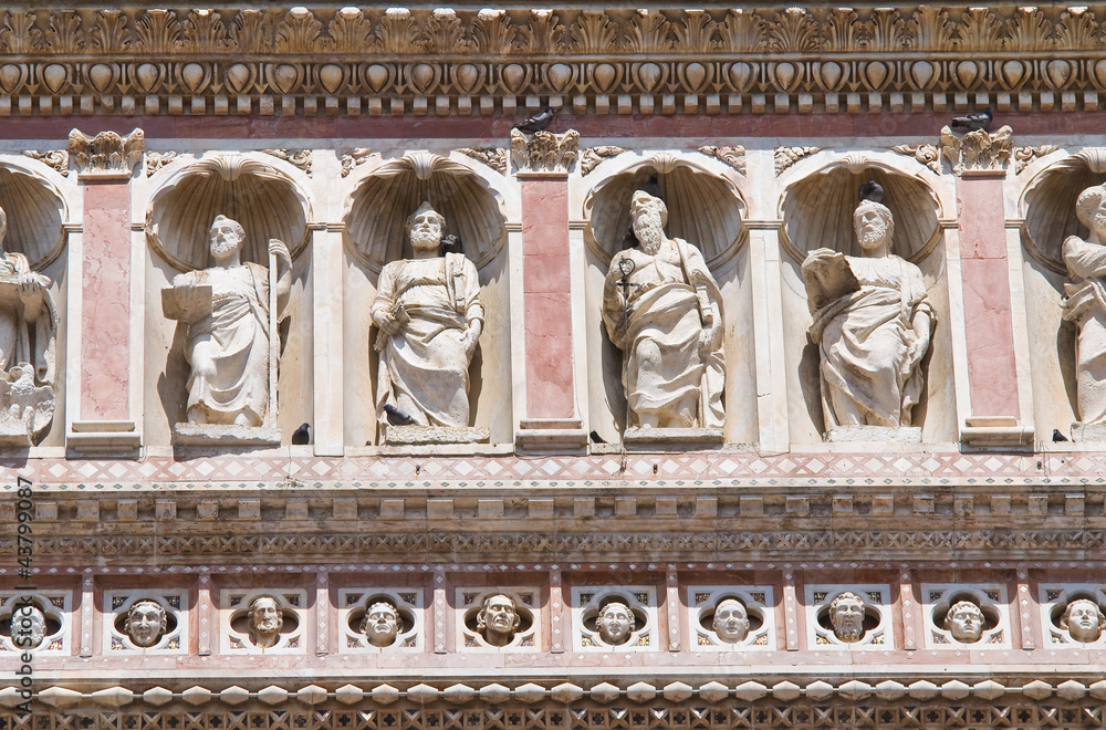 Fototapeta premium Cathedral of Orvieto. Umbria. Italy.