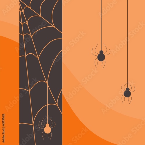 halloween spider card