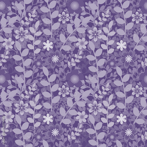 Decorative seamless floral pattern