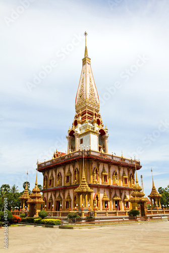Pagoda in Wat Chalong or Ch...