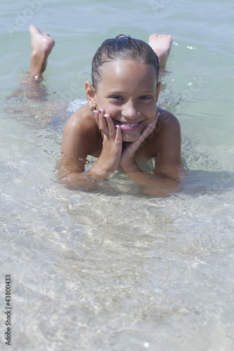small girl on the beach © Jelena Gorlats