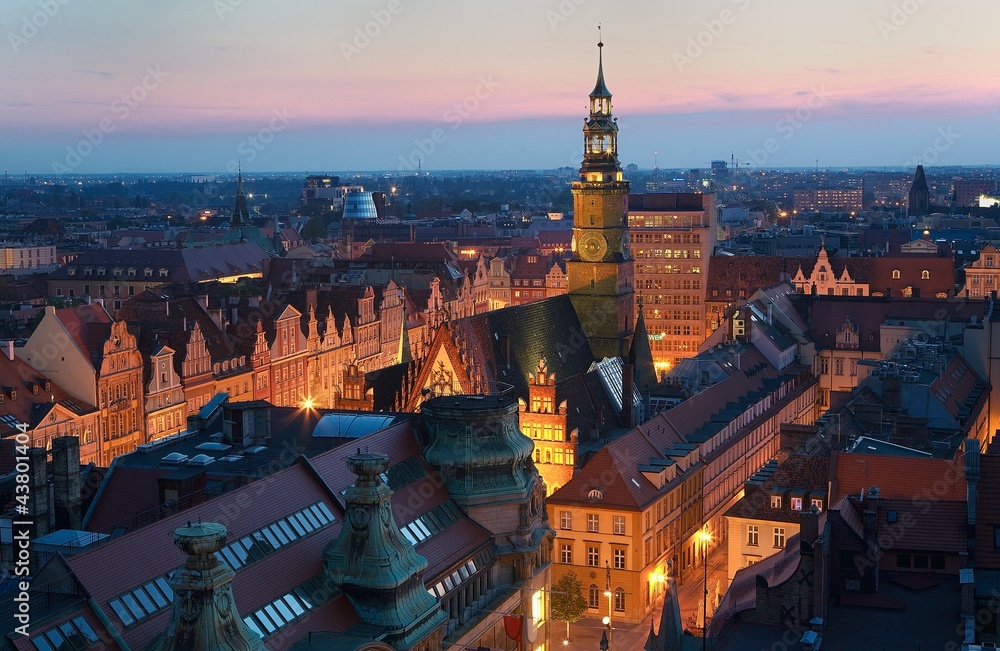 Obraz premium Wrocławski rynek