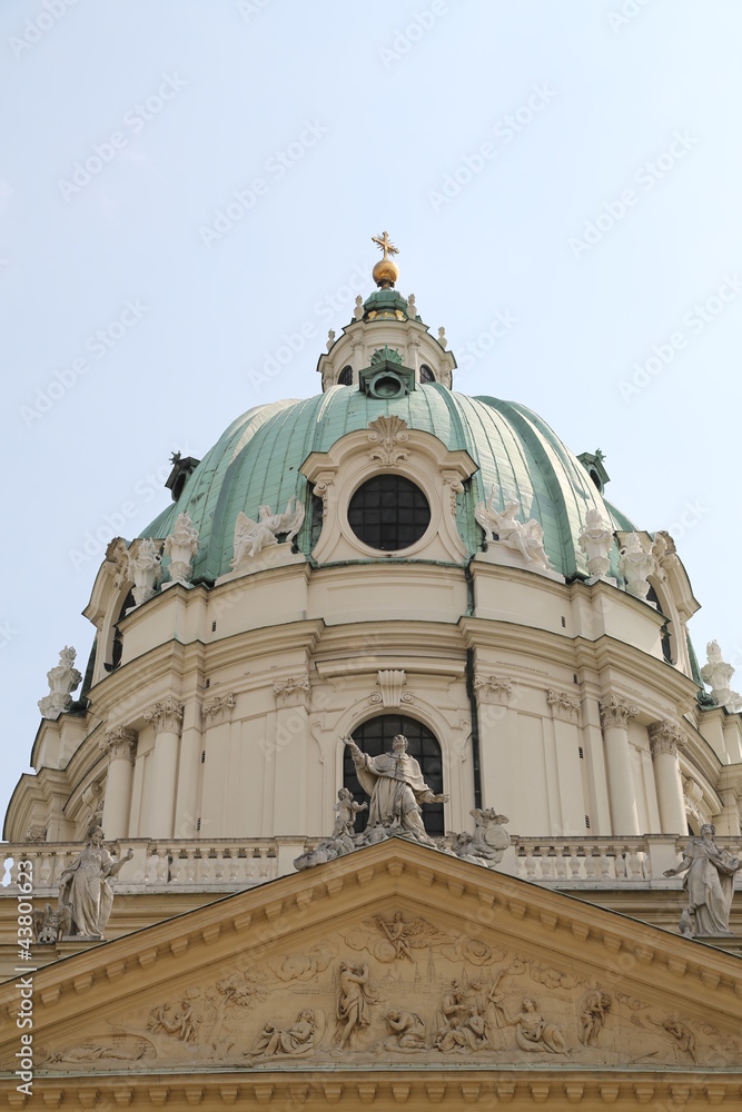 dome of the church of st.charles