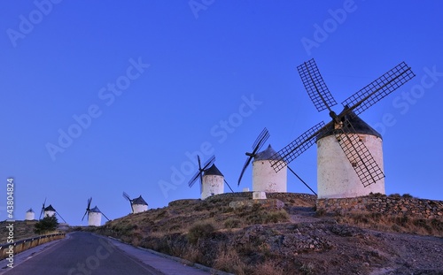 Windmills in Consuegra,Toledo, Spain.