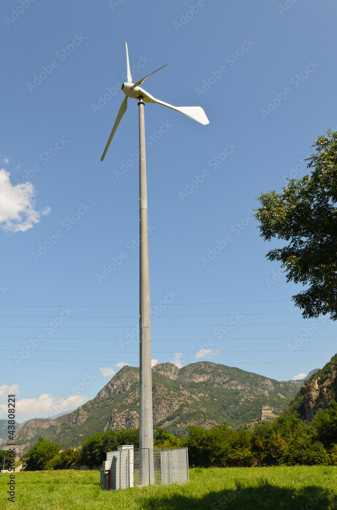 Aerogeneratore in Valle d'Aosta