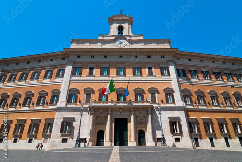 Schilderij op canvas Palazzo di Montecitorio a Roma