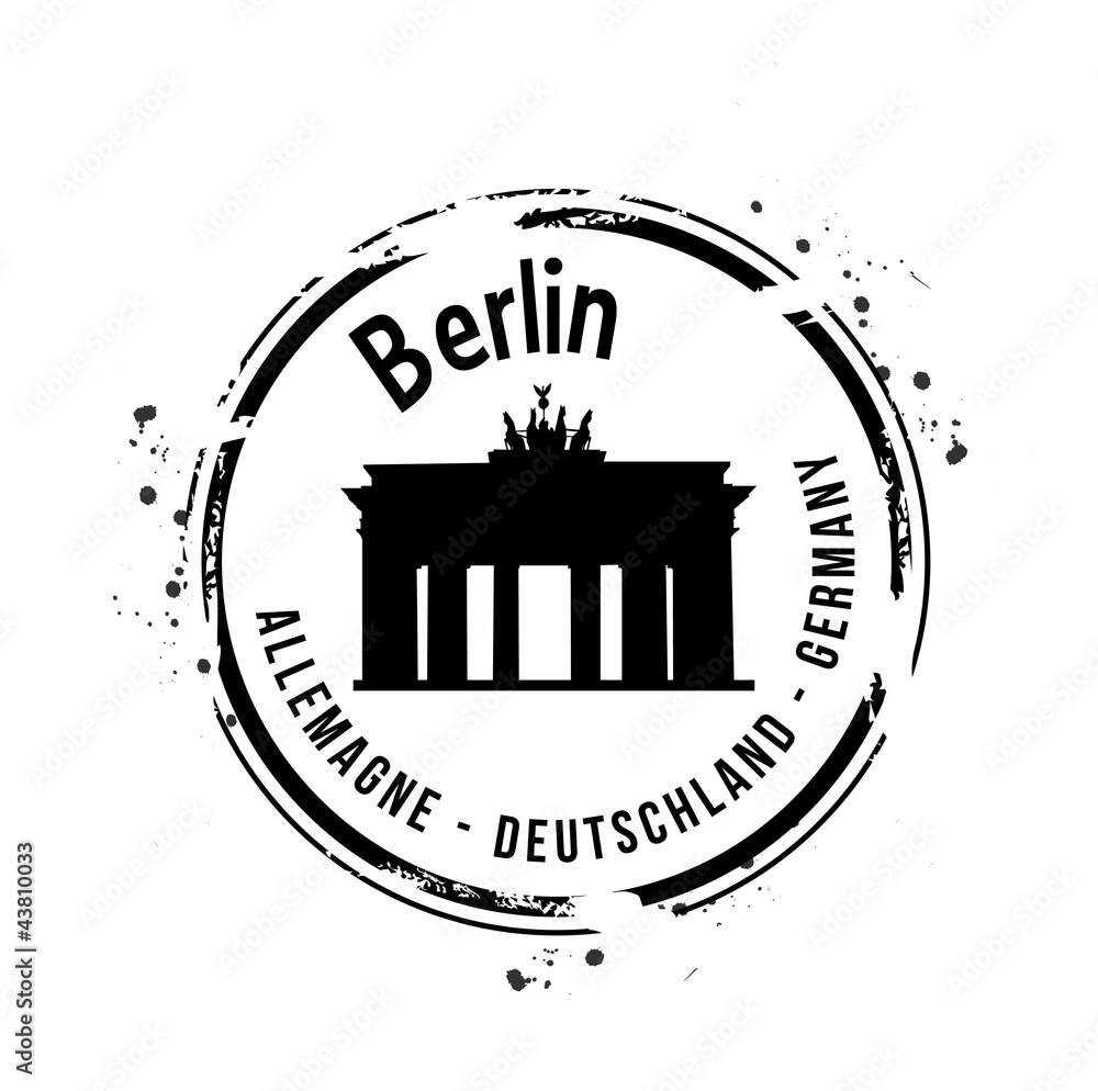 Naklejka premium timbre Berlin
