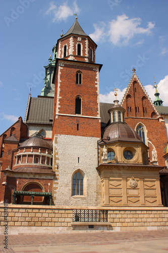 Wawel Cathedral in Cracow, Poland..