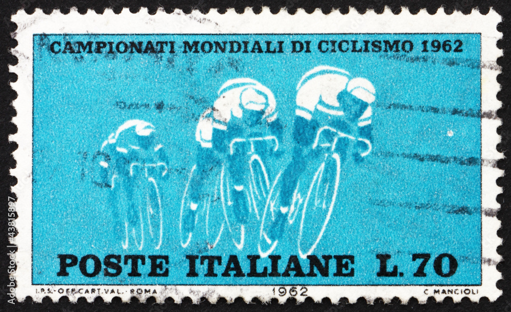 Fototapeta premium Group of Cyclists