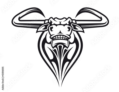 Wild buffalo mascot