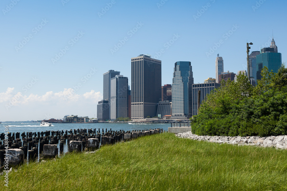 View of lower Manhattan in New York View of lower Manhattan in New York