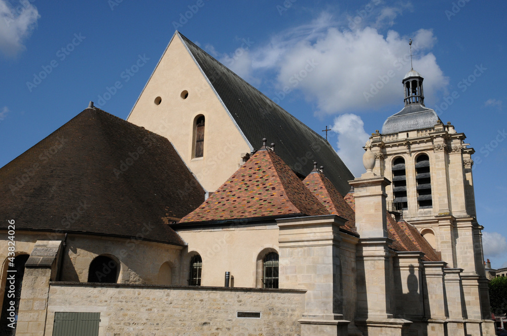 France, the Notre Dame church in Pontoise