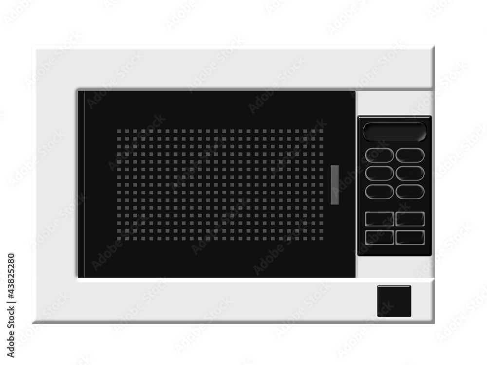 Obraz premium Microwave oven
