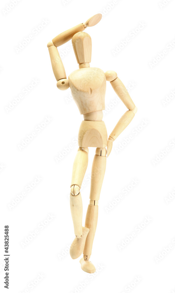 wooden mannequin isolated on white wooden mannequin isolated on white