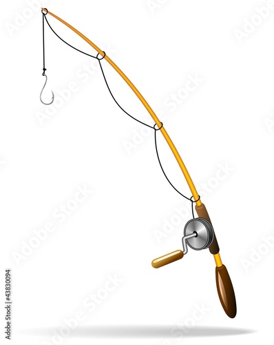 Canna da Pesca-Fishing rod-Vector