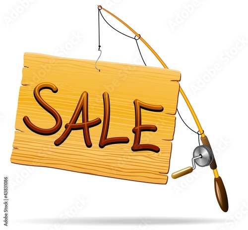 Canna da Pesca e Pannello Saldi-Fishing Rod With Sale Panel