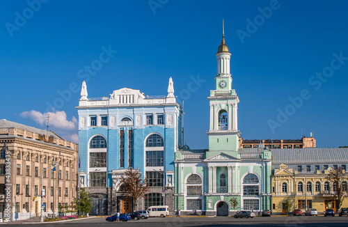 Former Greek Monastery on the Kontraktova Square. Kiev, Ukraine