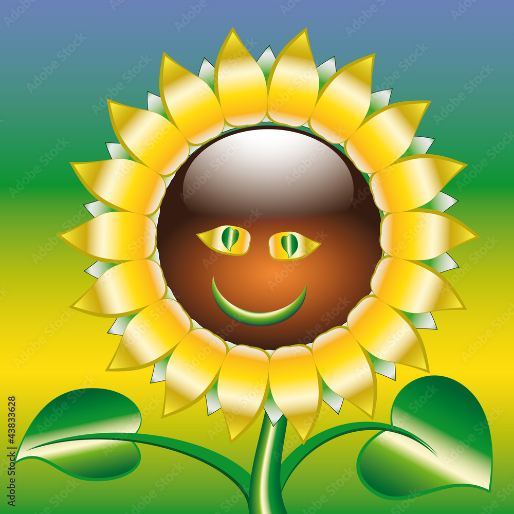 Freundliche Sonnenblume