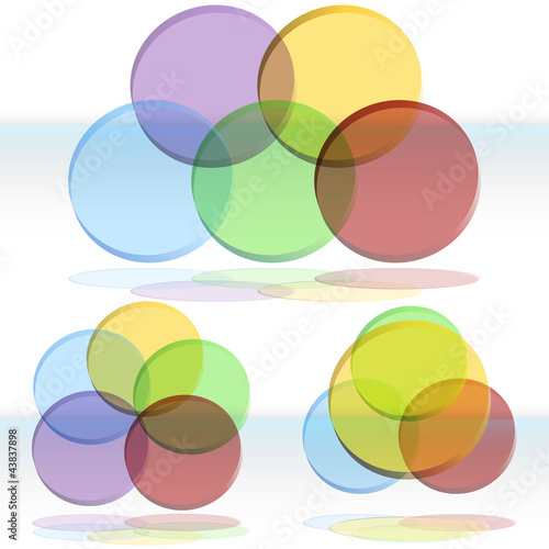 3D Venn Diagram Set